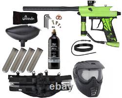NEW Azodin Kaos 3 Epic Paintball Gun Package Kit Dust Green