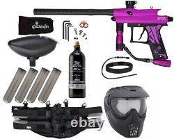 NEW Azodin Kaos 3 Epic Paintball Gun Package Kit Dust Purple