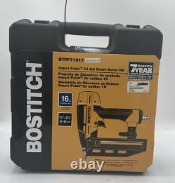 NEW Bostitch Smart Point 16GA Finish Nailer Nail Gun Kit BTFP71917