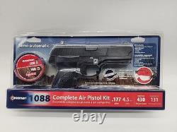NEW Crosman Airguns 1088.177 Cal Semi-Automatic Air BB Pellet Gun Pistol Kit