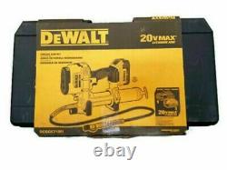 NEW DEWALT DCGG571M1 20V MAX Cordless Li-Ion Grease Gun KIT WITH CASE SALE