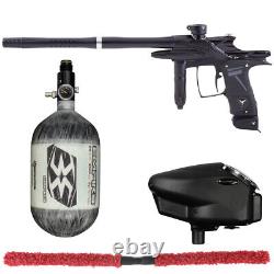 NEW DP FUSION ELITE COMPETITION PAINTBALL GUN KIT BLACK With 68/4500 BOTTLE