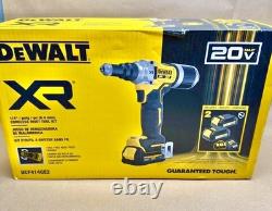 NEW DeWalt 20V 1/4 Rivet Gun Brushless 2 Powerstack Batteries Kit (DCF414GE2)