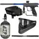 New Dye Rize Czr Insane Paintball Gun Kit Empire 68/4500 Grey/blue