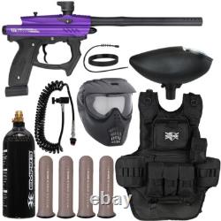 NEW HK Army SABR Heavy Gunner Paintball Gun Package Kit (Dust Purple/Black)