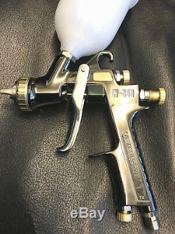 NEW Iwata W300 ELITE 1.2mm Spot Refinish Kit Dark Chrome/GOLD WB Spray Gun SR