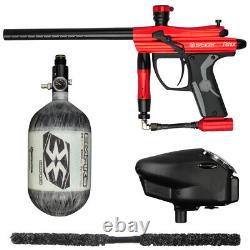 NEW Kingman Spyder Fenix Competition Paintball Gun Package Kit Red With 68/4500