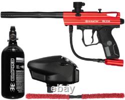 NEW Kingman Spyder Victor Core Paintball Gun Package Kit Gloss Red