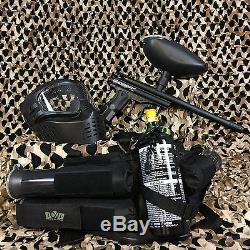 NEW Kingman Spyder Victor EPIC Paintball Marker Gun Package Kit Diamond Black