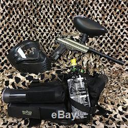 NEW Kingman Spyder Victor EPIC Paintball Marker Gun Package Kit Olive Green