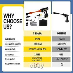 NEW Pressure Washer Gun, T TOVIA 870PSI Electric Washer Kit, Portable Po