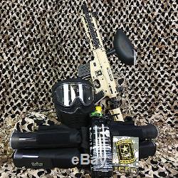 NEW Tippmann US Army Project Salvo EPIC Paintball Marker Gun Package Kit Tan
