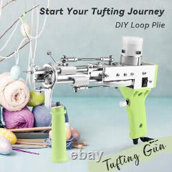 NEW Tufting Gun Kit, 2 in 1 Loop Pile Cut Pile Rug Tufting Kit, Rug Gun Machine