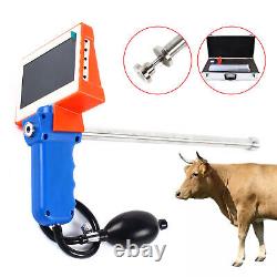 NEW Upgraded Cows Cattle Artificial Insemination Gun Kit with Adjustable HD Screen
