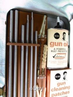 NEWithUNUSED SEARS TED WILLIAMS GUN CLEANING KIT 22CAL & 30CAL + COMPLETE