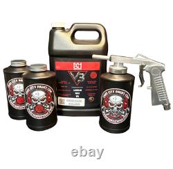 NHOU V3 Black Standard Economy Undercoating Gun Kit (3 B Quart Bottles)