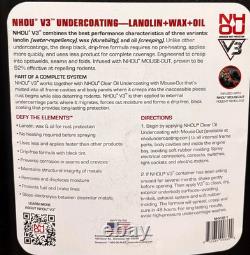 NHOU V3 Black Standard Economy Undercoating Gun Kit (3 B Quart Bottles)