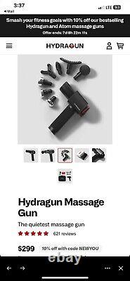 NIB-Hydragun MK1 Massage Gun Kit