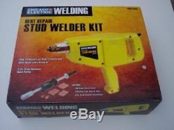 New Auto body Electric Stud Welder Gun Dent Repair Kit With Slide Hammer & Nails