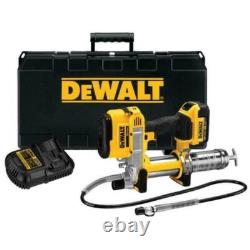 New DeWALT 20V DCGG571M1 MAX Lithium-Ion Grease Gun Kit Battery Case & Charger