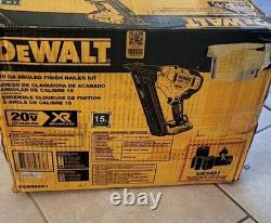 New DeWalt DCN650D1 15 GA Nail GUN Kit Battery Charger Included NEW