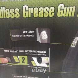New Flexzilla L1388LFZ Cordless Grease Gun Kit Light 2 Batteries Battery Changer