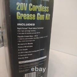 New Flexzilla L1388LFZ Cordless Grease Gun Kit Light 2 Batteries Battery Changer
