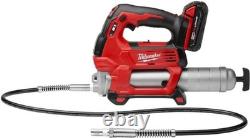 New For Milwaukee 2646-21ct M18 18 Volt Cordless Grease Gun Kit With Case Sale