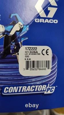 New Graco RAC X Contractor PC Airless Paint Spray Gun Hose Kit 17Y042 FREE TIPS