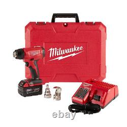 New Milwaukee M18 Cordless Heat Gun Kit with5.0 Battery, Case, Charger #2688-21