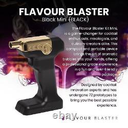 New Mini 2 Cocktail Gun Kit Smoking Cocktail Machine, Edible Bubbles & Arom