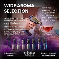 New Mini 2 Cocktail Gun Kit Smoking Cocktail Machine, Edible Bubbles & Arom