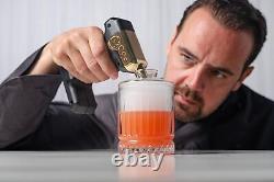 New Mini 2 Cocktail Gun Kit Smoking Cocktail Machine, Edible Bubbles & Arom