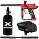 New Spyder Fenix Core Essential Paintball Gun Package Kit Red