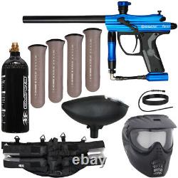 New Spyder Fenix Epic Paintball Gun Package Kit Blue