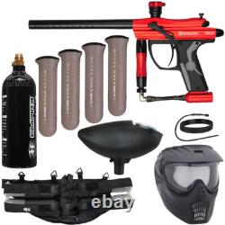 New Spyder Fenix Epic Paintball Gun Package Kit Red
