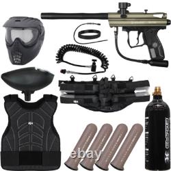 New Spyder Victor Light Gunner Paintball Gun Package Kit Olive