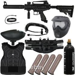 New Tippmann Cronus Tactical Light Gunner Paintball Gun Package Kit Black