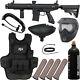 New Tippmann Stormer Elite Dual Fed Heavy Gunner Paintball Gun Package Kit-black