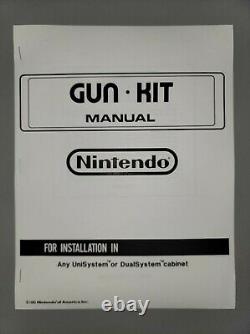 Nintendo VS Unisystem Dual System Hand Gun Holster kit NEW OLD STOCK! Rare