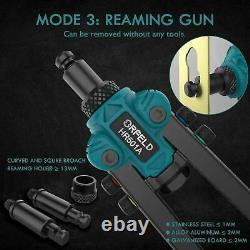 ORFELD 13 Rivet Nut Tool Rivet Gun Reamer 3 in 1 Professional Rivets Setter Kit