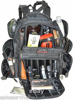 Olive Drab Explorer Tactical Range Backpack Gun Pistol Survival Emergency Kit