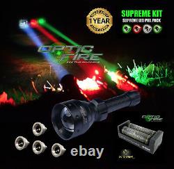 Opticfire TX-67 T67 LED Deluxe/Supreme hunting torch gun light lamp lamping kit
