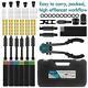 Orfeld Rivet Nut Gun Rivets Setter Kit Tools With 60pcs Rivet Nuts & 50pcs Rivet