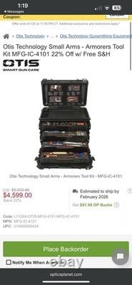 Otis Technology Small Arms gun care field kit Pelican 0450 Armorers Tool Kit