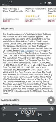 Otis Technology Small Arms gun care field kit Pelican 0450 Armorers Tool Kit