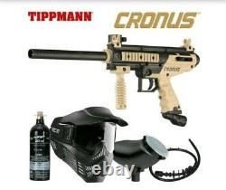 PAINTBALL GUN KIT Tippmann Cronus PowerPack Semiautomatic. 68 Caliber COMBO