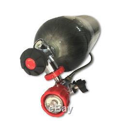 PCP Air Gun 6.8L CE 4500Psi Scuba Hpa Tank Carbon Fiber Diving Cylinder Kits