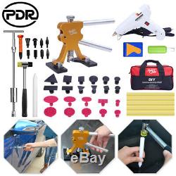 PDR Tools Dent Lifter Puller Paintless Repair Car Charger Glue Gun Auto Body Kit
