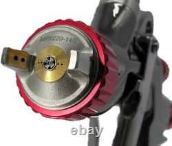 Paint Spray Gun Kit KOTA Nozzle with Aluminum Cup Fits LVLP 1.3mm 1.4mm